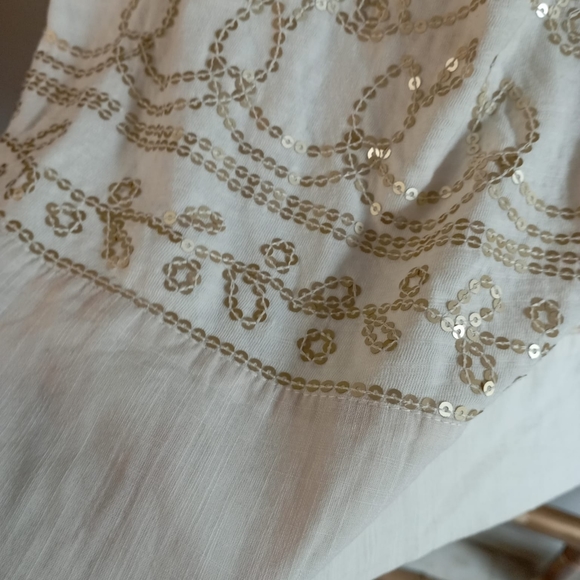 Macrame Sequin Boho Top - Picture 4 of 15